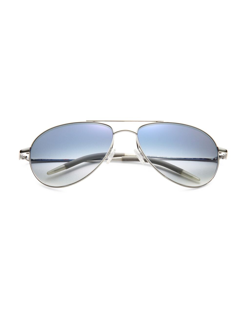 

Металлические солнцезащитные очки-авиаторы Benedict 59MM Brunello Cucinelli & Oliver Peoples, серый
