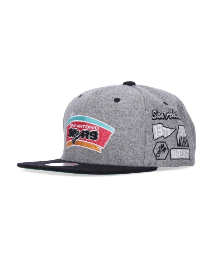 

Нба поощряет бейсболку Snapback Mitchell & Ness, серый