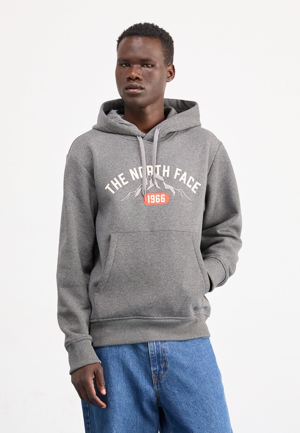 

Толстовка с капюшоном HOODIE VARSITY GRAPHIC The North Face, цвет Medium Grey Heather