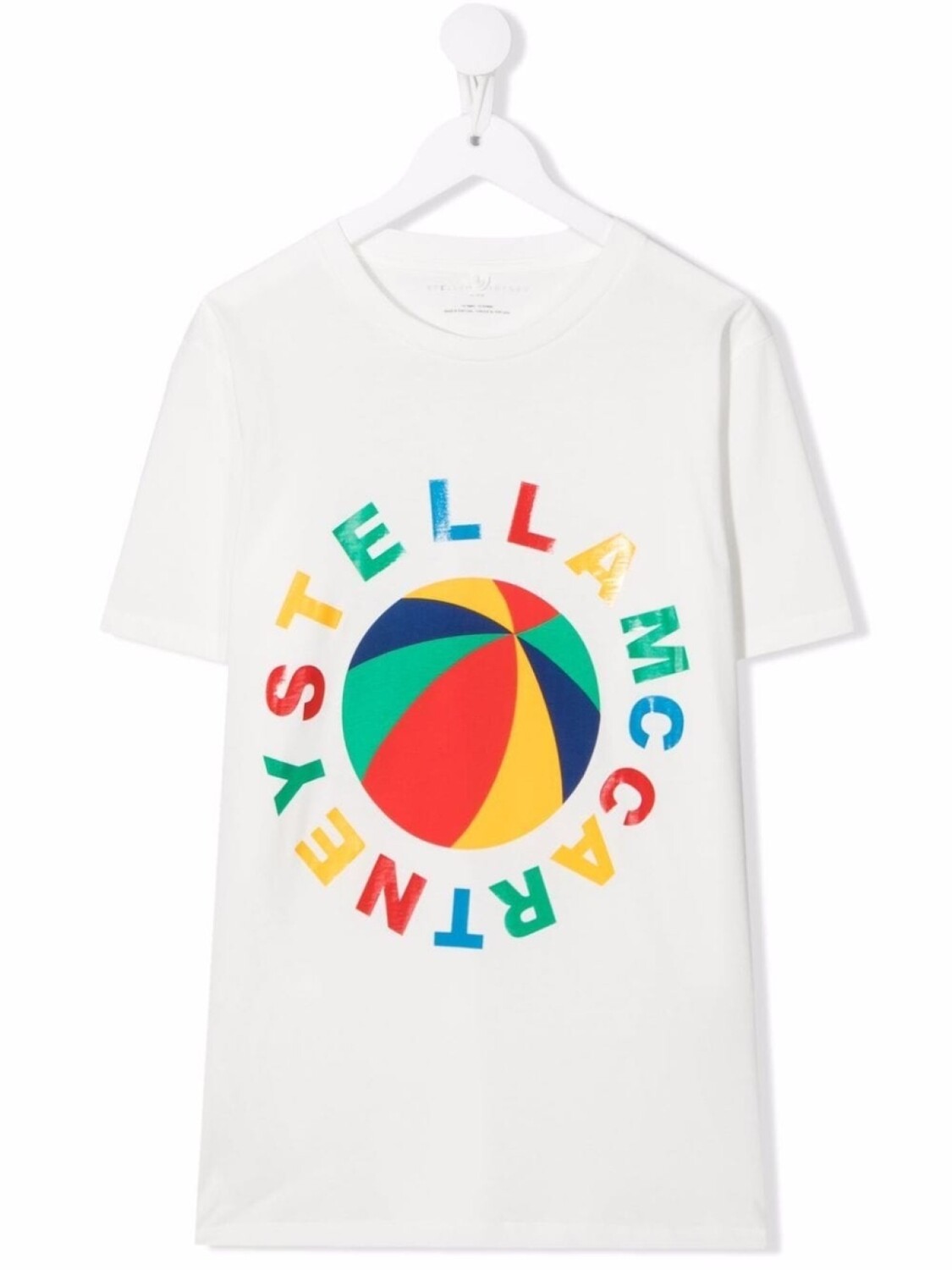 

Stella McCartney Kids футболка с логотипом, белый