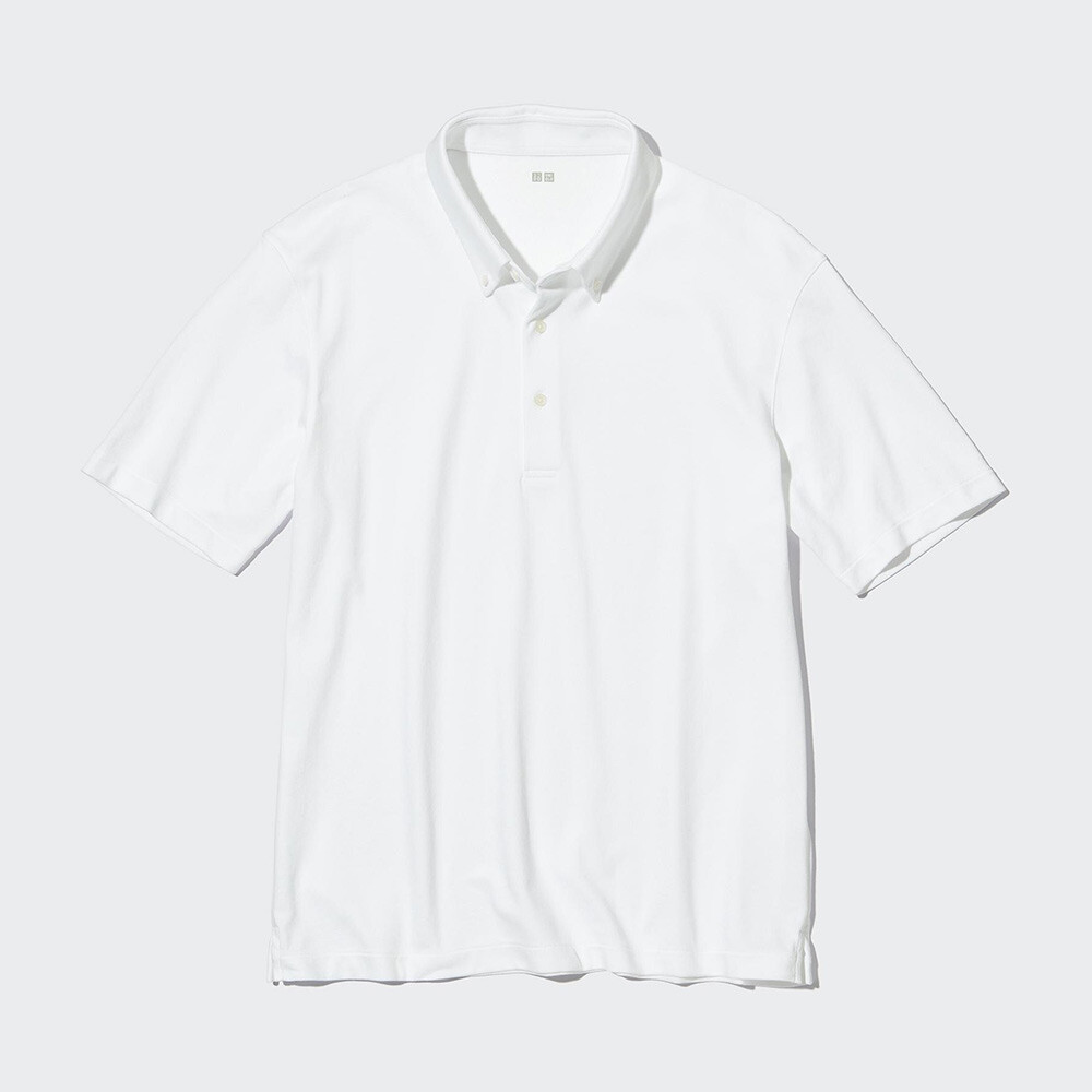 

Мужская рубашка Uniqlo AIRism на пуговицах, белый