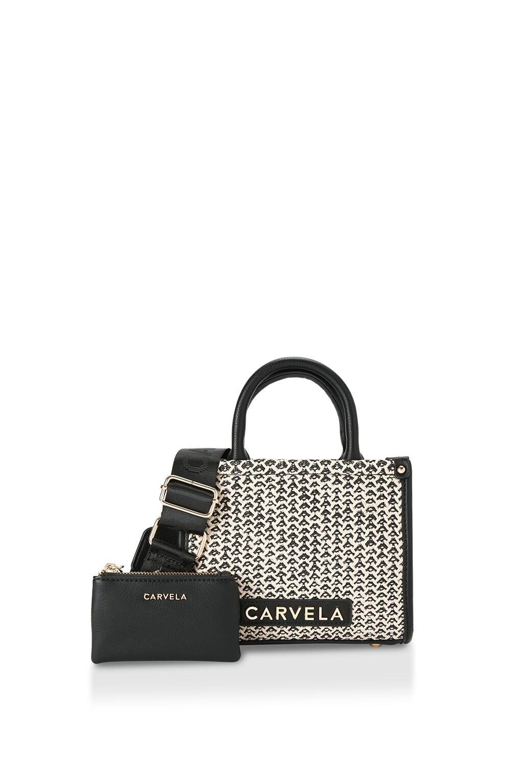 

Холщовая сумка Sorrento Mirco Tote Carvela, черный