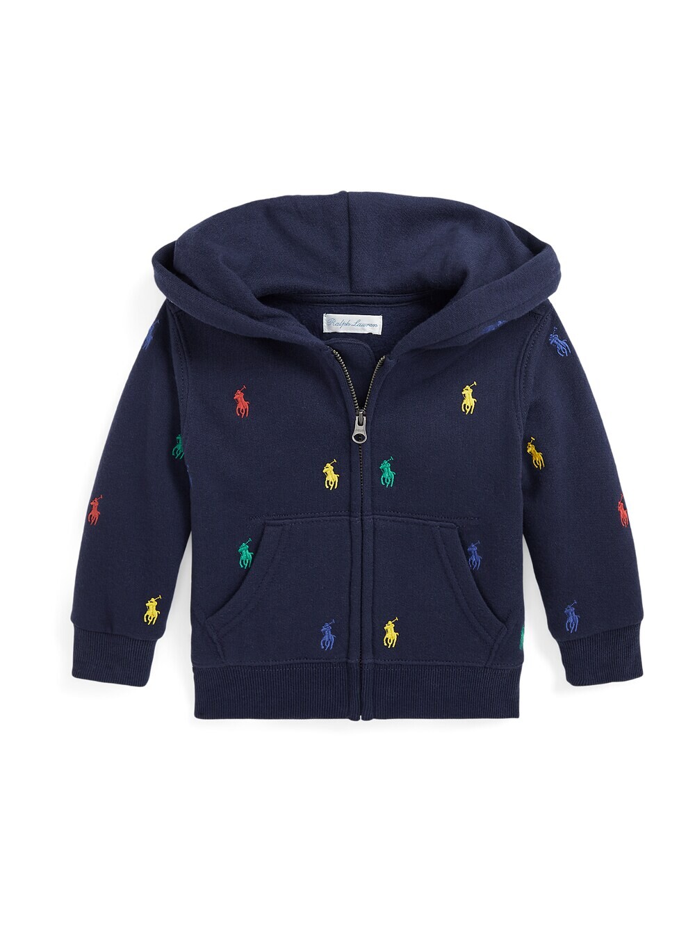 

Толстовка на молнии Polo Ralph Lauren, небесно-голубой/темно-синий