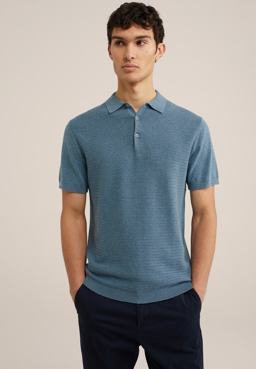 

Рубашка-поло WE Fashion, цвет blue