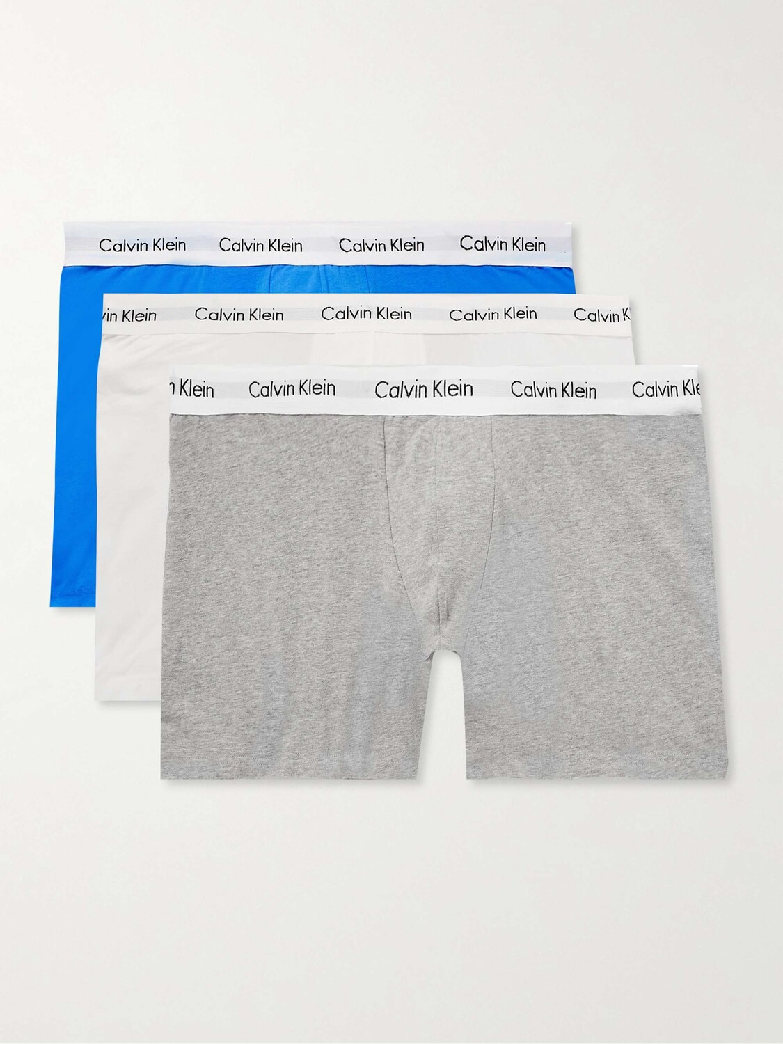 

Комплект из трех трусов-боксеров из эластичного хлопка CALVIN KLEIN UNDERWEAR, мульти