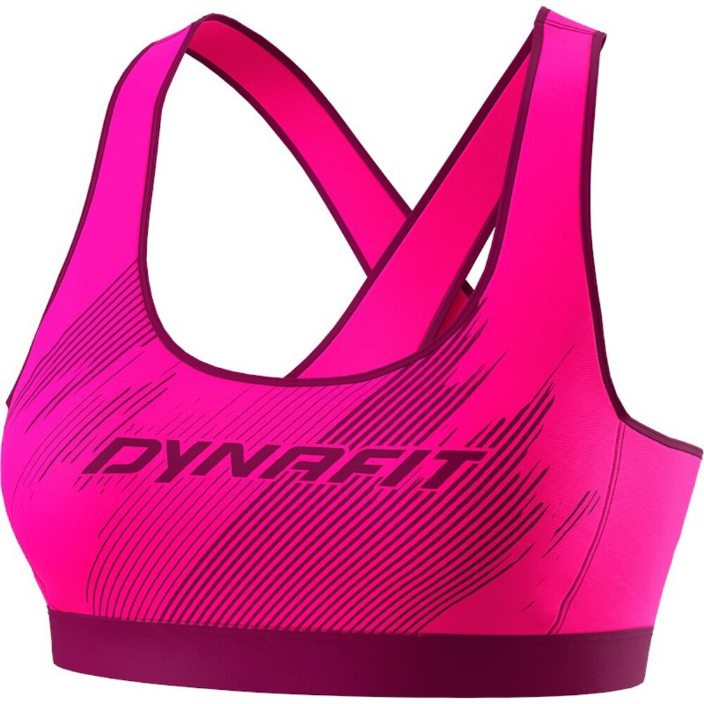 

Спортивный бюстгальтер Dynafit Alpine Graphic, розовый