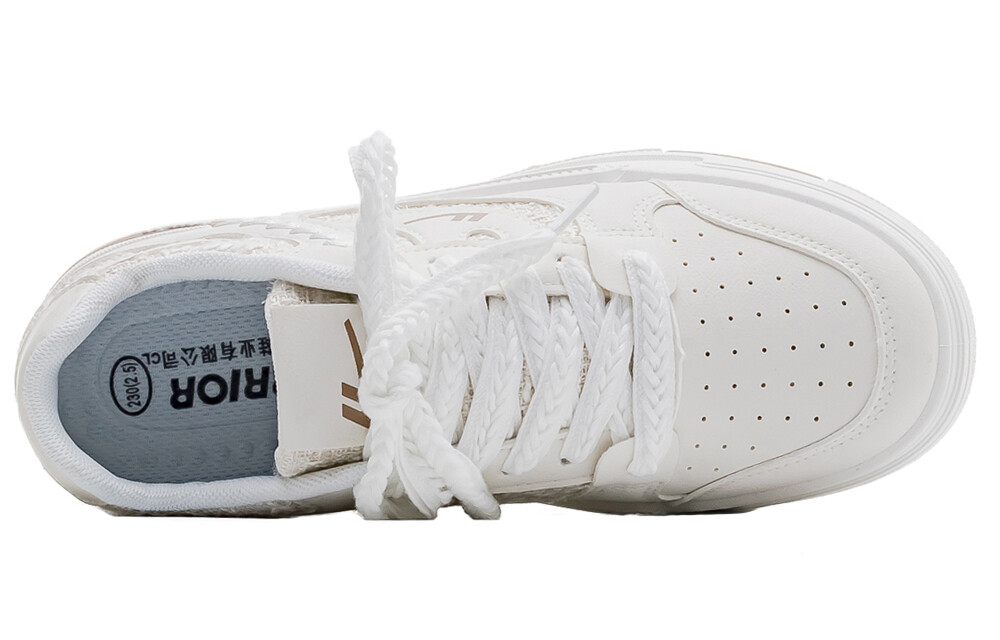 

Кроссовки WARRIOR Skateboarding Shoes Women's Low-top White/Beige, бежевый