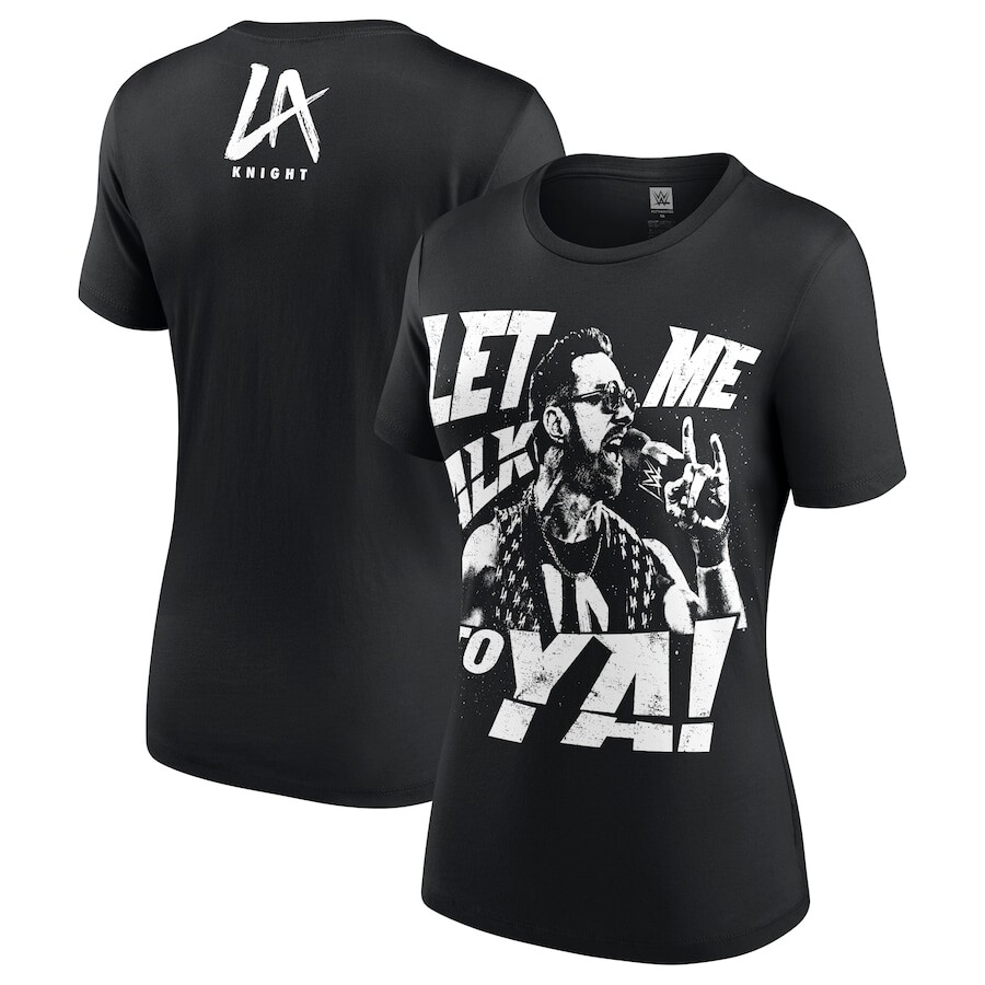 

Футболка с коротким рукавом WWE Authentic La Knight, черный