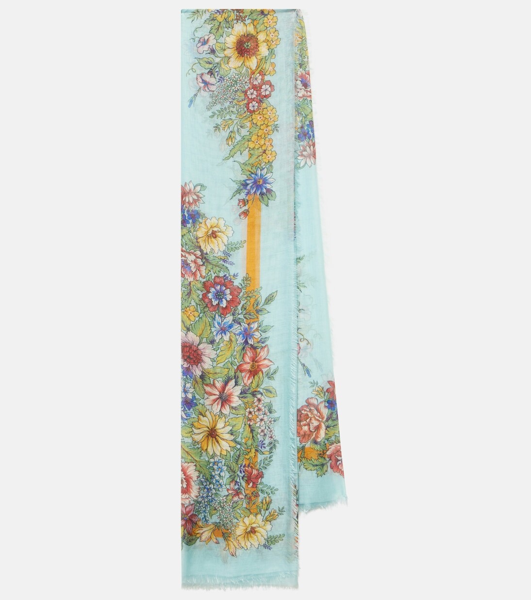 

Цветочный шарф Etro, мультиколор