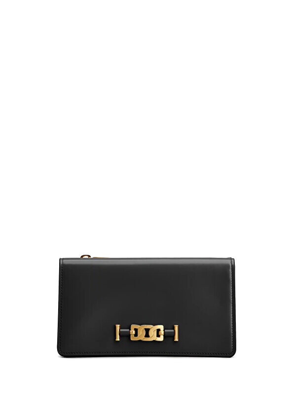 

Черная женская мини-кожаная сумка Tod's