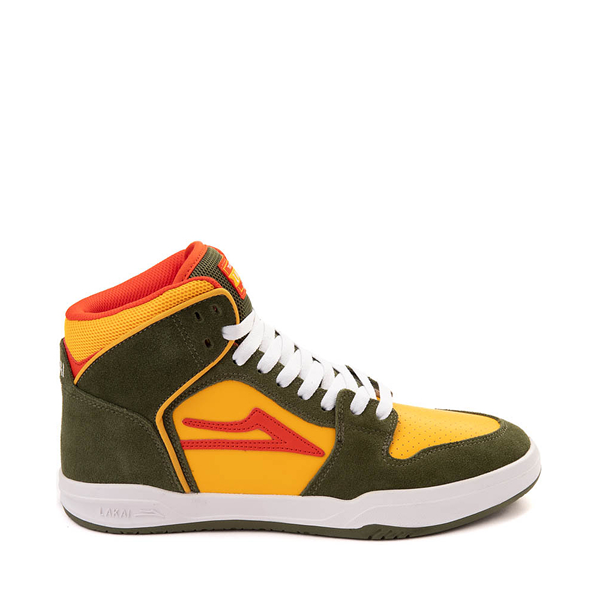 цена Мужские туфли для скейтбординга Lakai Telford, оливковый/желтый
