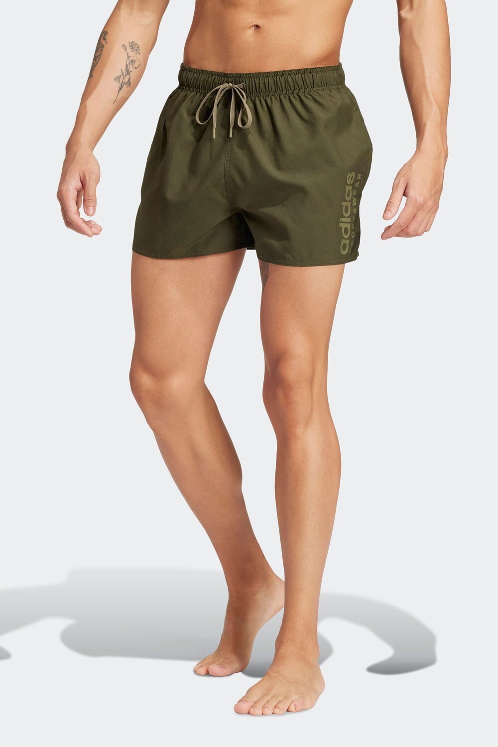 

Шорты с логотипом Essentials clx Adidas, зеленый