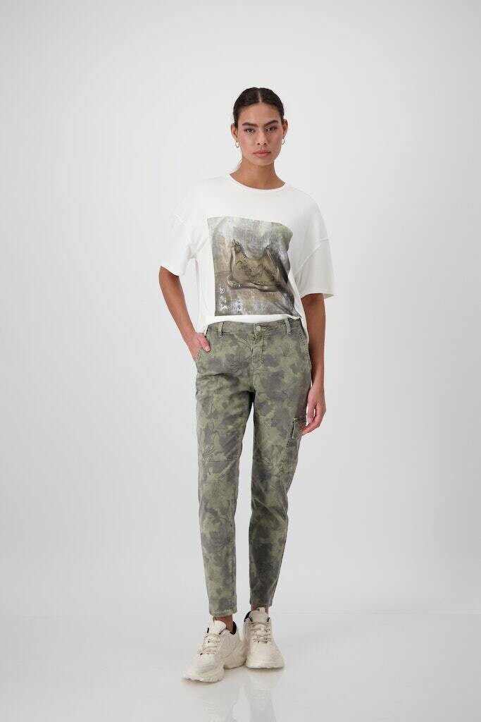 

Брюки monari Hose, цвет sage gemustert