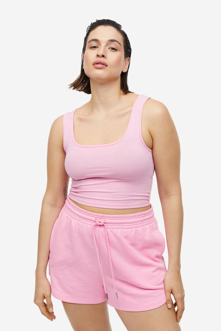 

Укороченный топ без рукавов H&M