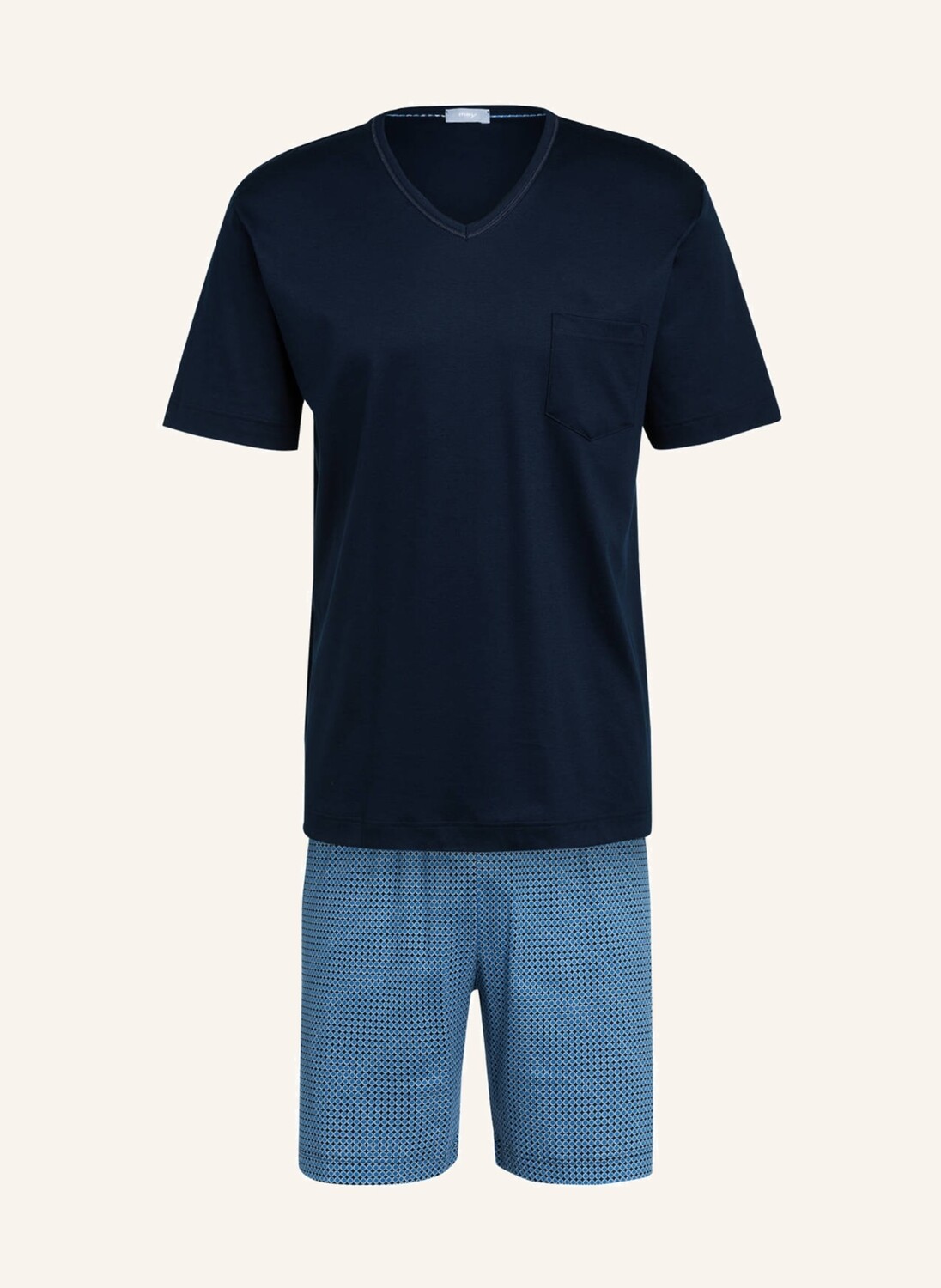 

Короткая пижама серии clyde mey, цвет DUNKELBLAU/BLAU