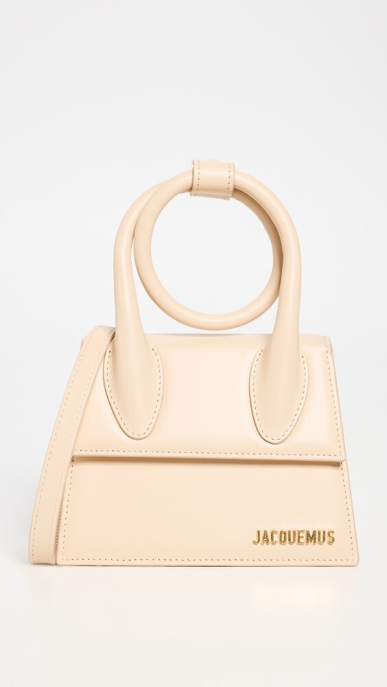 

Сумка Jacquemus Le Chiquito Noeud Satchel, бежевый