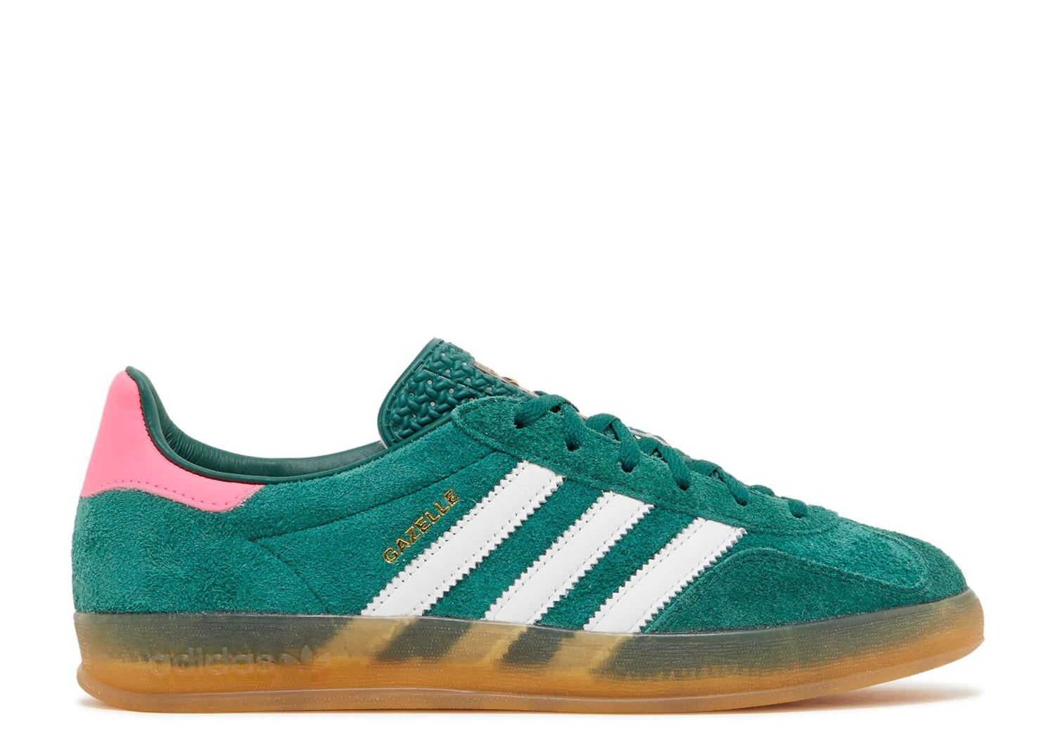 

Кроссовки adidas Wmns Gazelle Indoor 'Collegiate Green Pink', зеленый