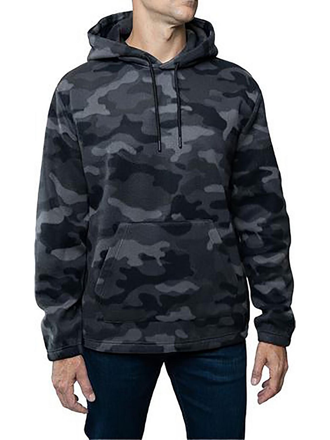 

Мужской пуловер с капюшоном из флиса Lazer, цвет Gray Camo