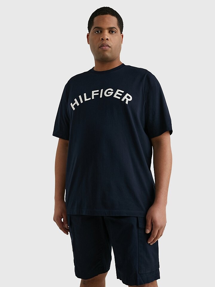 

Футболка с логотипом Big and Tall Arch Tommy Hilfiger