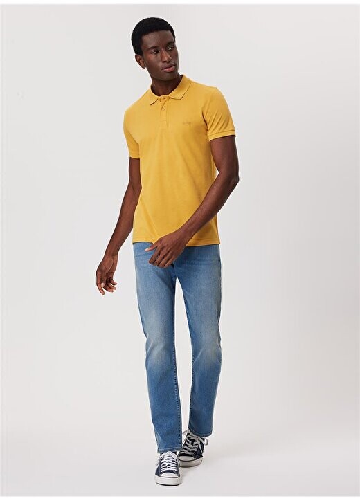 

Мужская футболка-поло горчичного цвета 232 LCM 242048 TWINS MUSTARD Lee Cooper