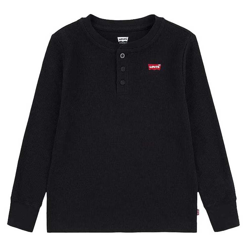 

Футболка Levi´s Thermal Henley Knit Long Sleeve Round Neck, черный