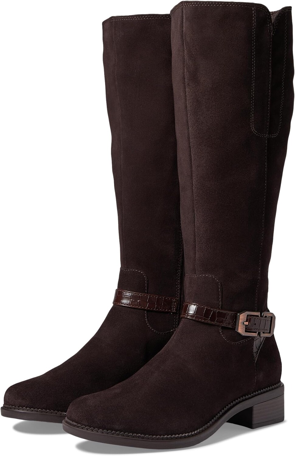 

Сапоги Maye Aster Clarks, цвет Dark Brown Suede
