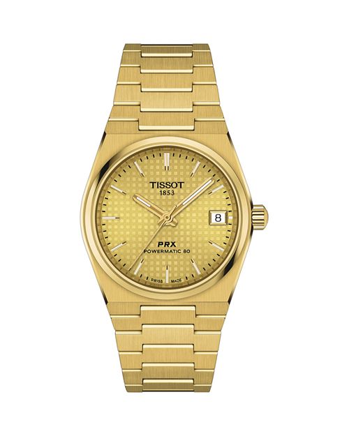 Часы PRX Powermatic 80, 35 мм Tissot, цвет Gold наручные часы tissot prx powermatic 80 t137 407 11 091 00