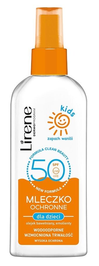 

Молоко с фильтром для детей Lirene Sun Kids Wanilia SPF50, 150 мл