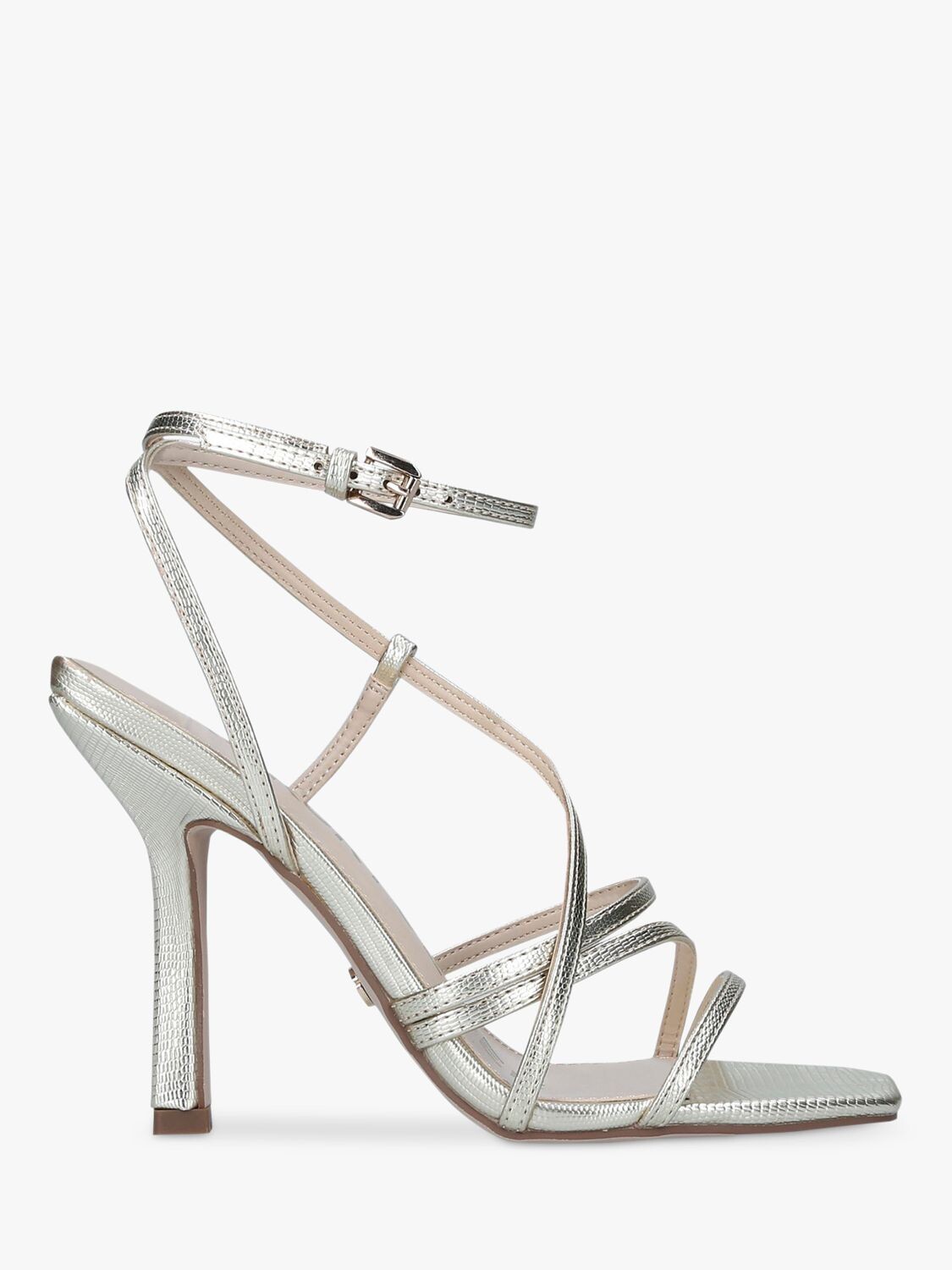 

Босоножки KG Kurt Geiger Alexa на каблуке с ремешками, золотой