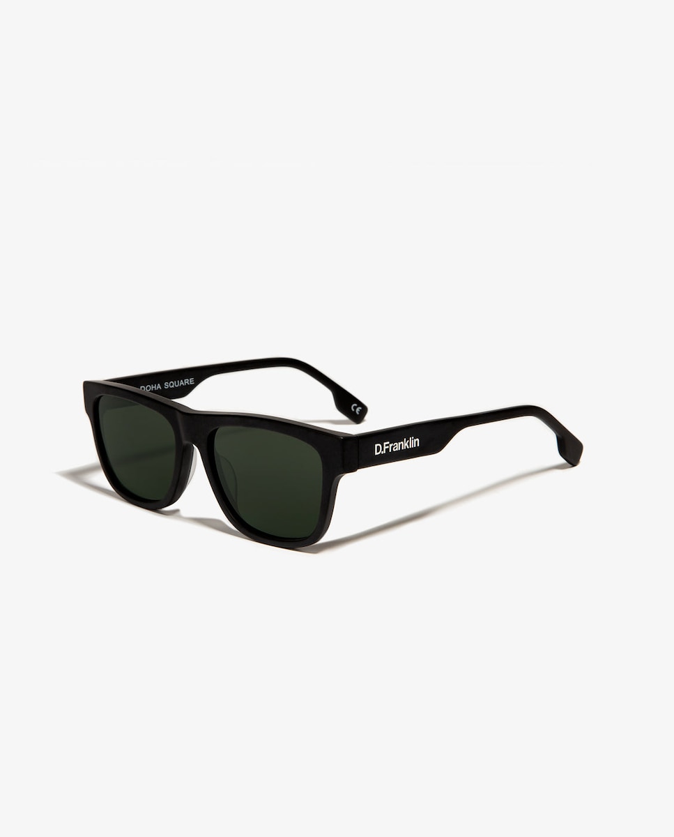 Черные квадратные солнцезащитные очки-унисекс D.Franklin с градиентными линзами D.Franklin, черный corp executive doha suites