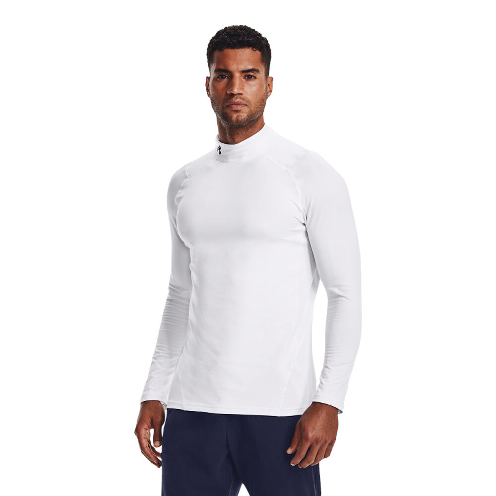 

Спортивный топ Under Armour ColdGear Fitted Mock, белый