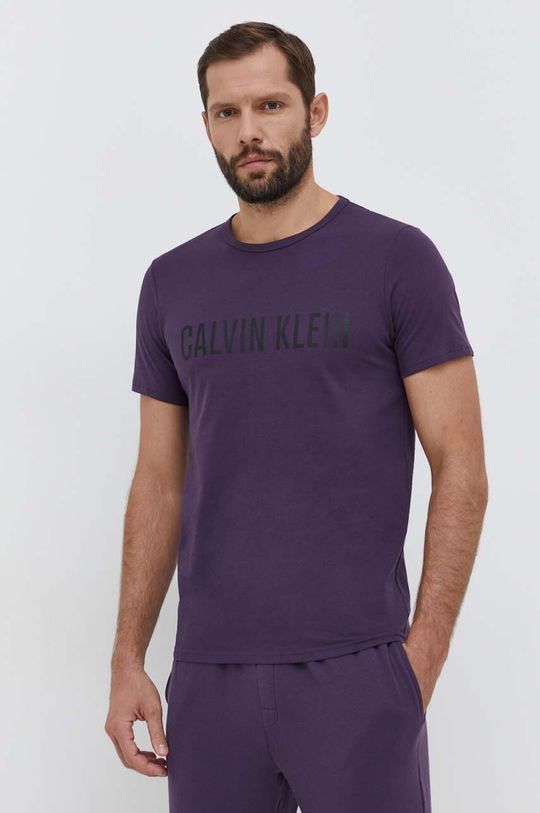 Шерстяная ночная рубашка Calvin Klein Underwear, фиолетовый