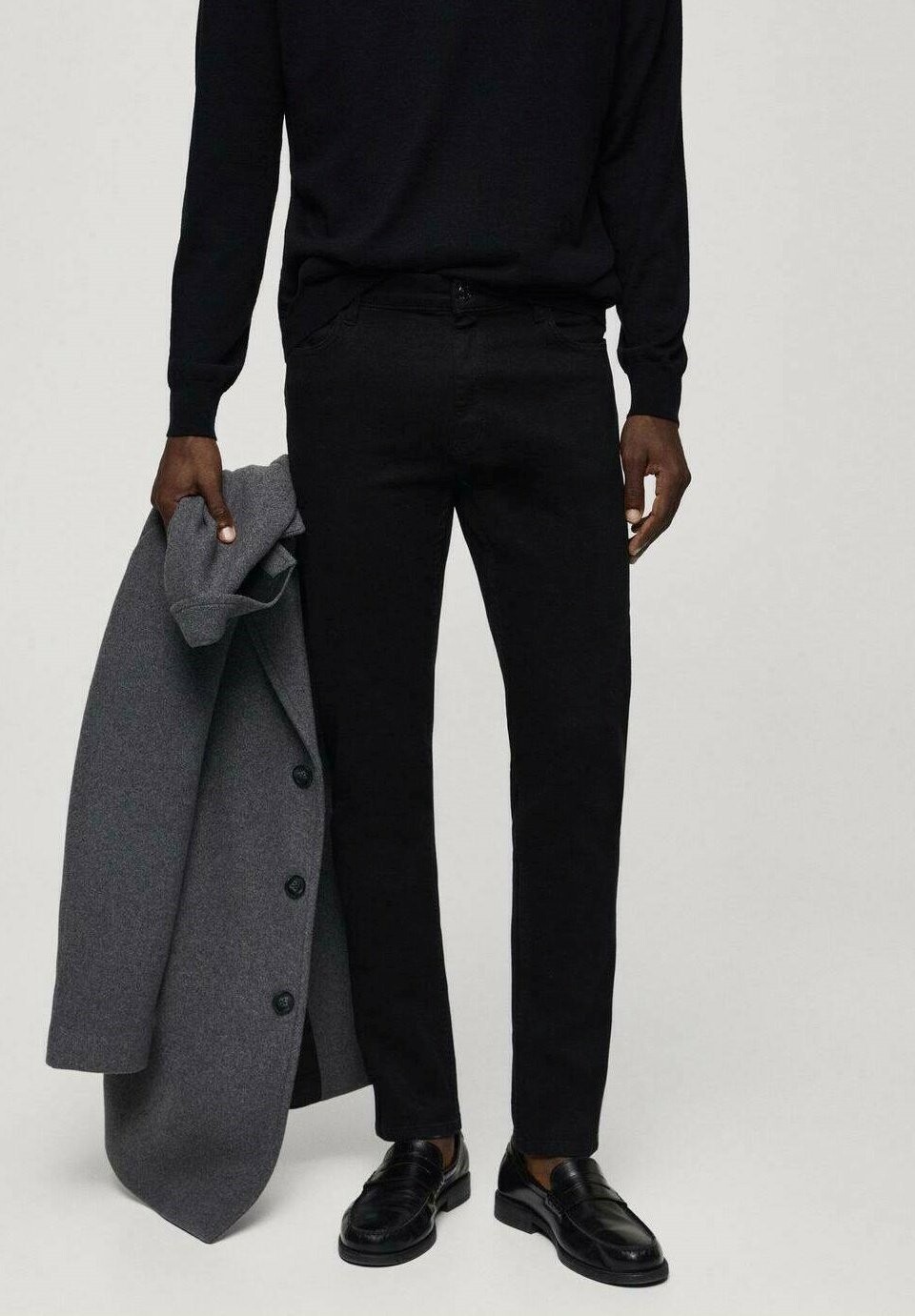 

Джинсы Slim Fit PATRICK Mango, цвет black denim