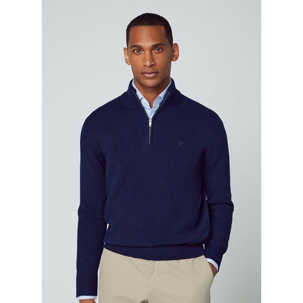 

Свитер Hackett HM703023 Half Zip, синий