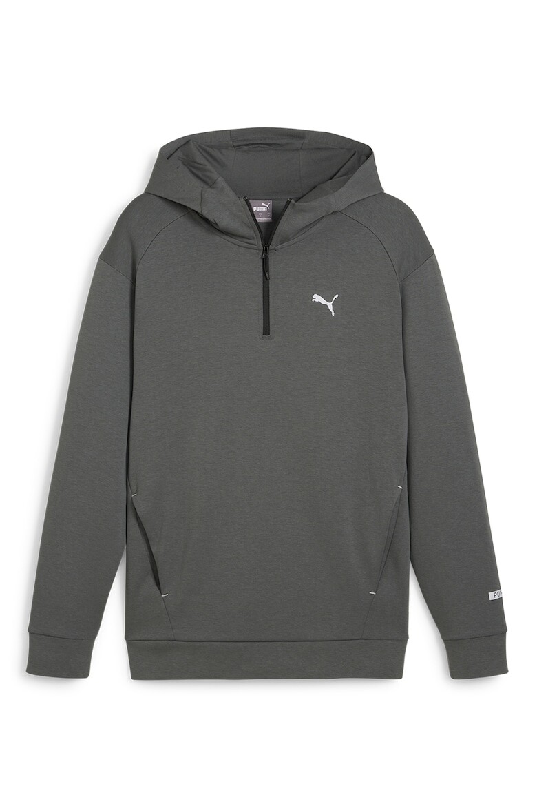 

Толстовка с короткой молнией и карманами Puma, серый