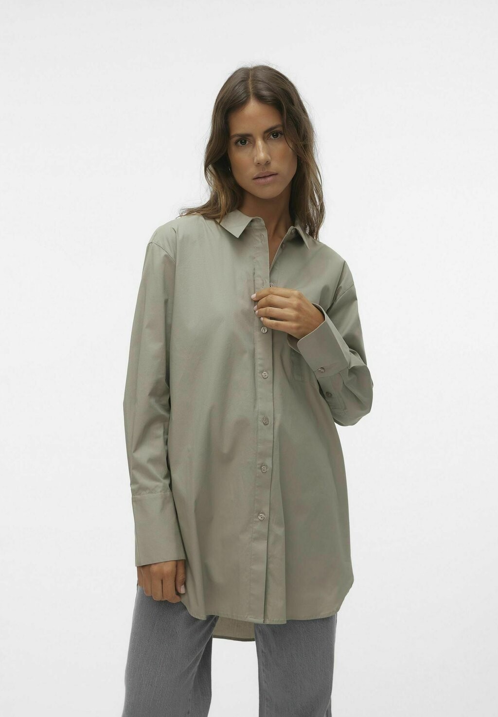 

Рубашка Vero Moda МАТИЛЬДА, цвет laurel oak