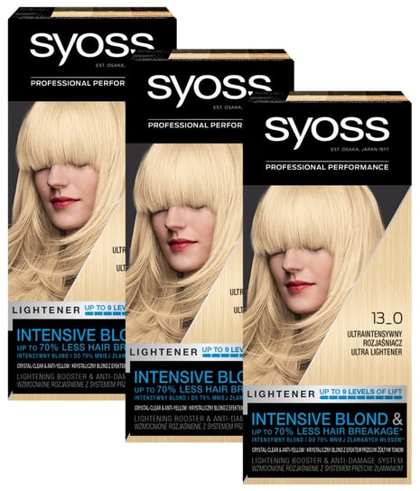 3X Профессиональный осветлитель краски для волос Syoss цена и фото