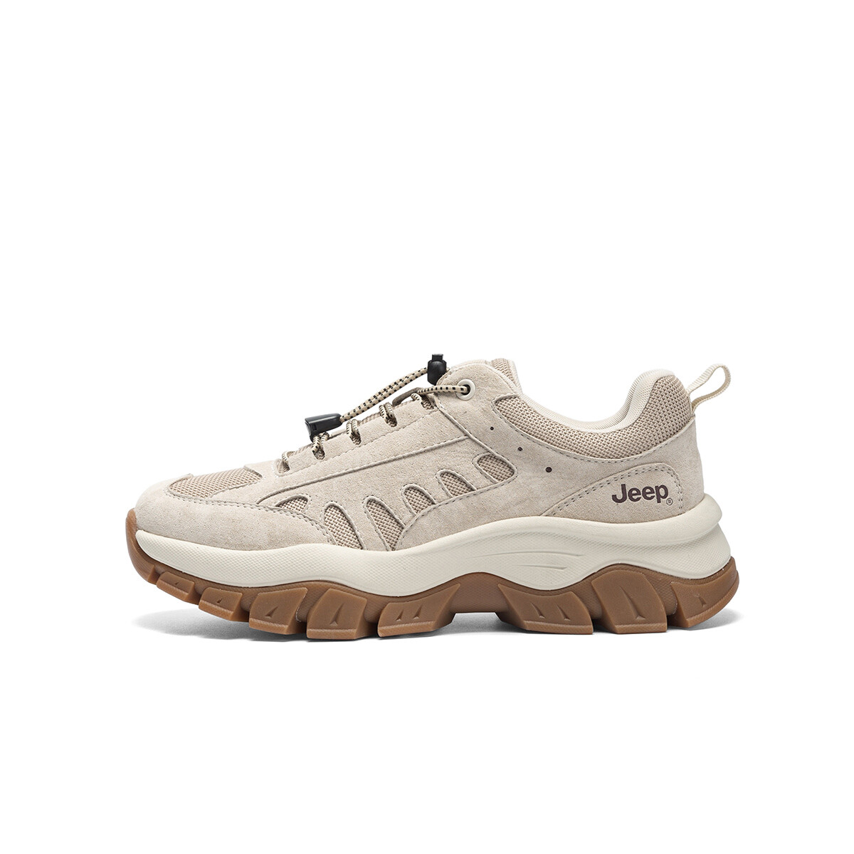 

Кроссовки Jeep Chunky Sneakers Women's Low-top, серый