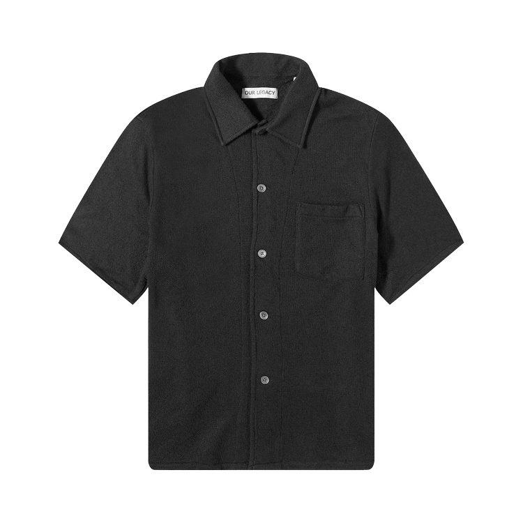 Рубашка Our Legacy Box Short-Sleeve 'Black', черный