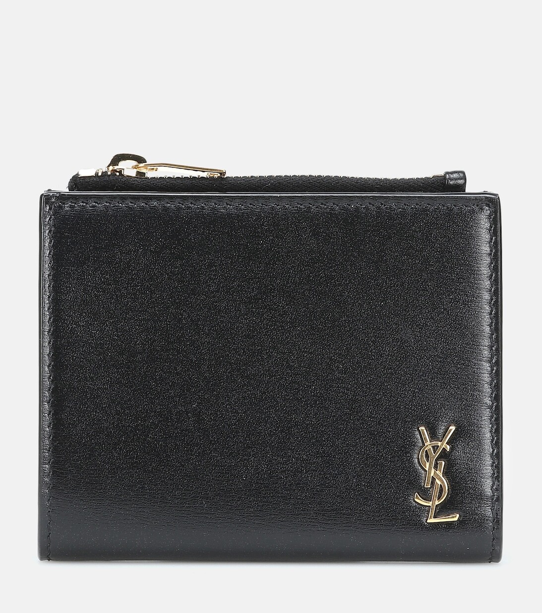 

Кожаный кошелек Saint Laurent, черный