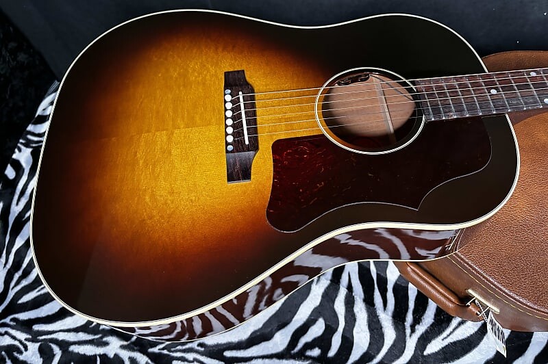 

Акустическая гитара 2023 Gibson '50s J-45 Original Vintage Sunburst 4.35lbs- Authorized Dealer- In Stock- G01930