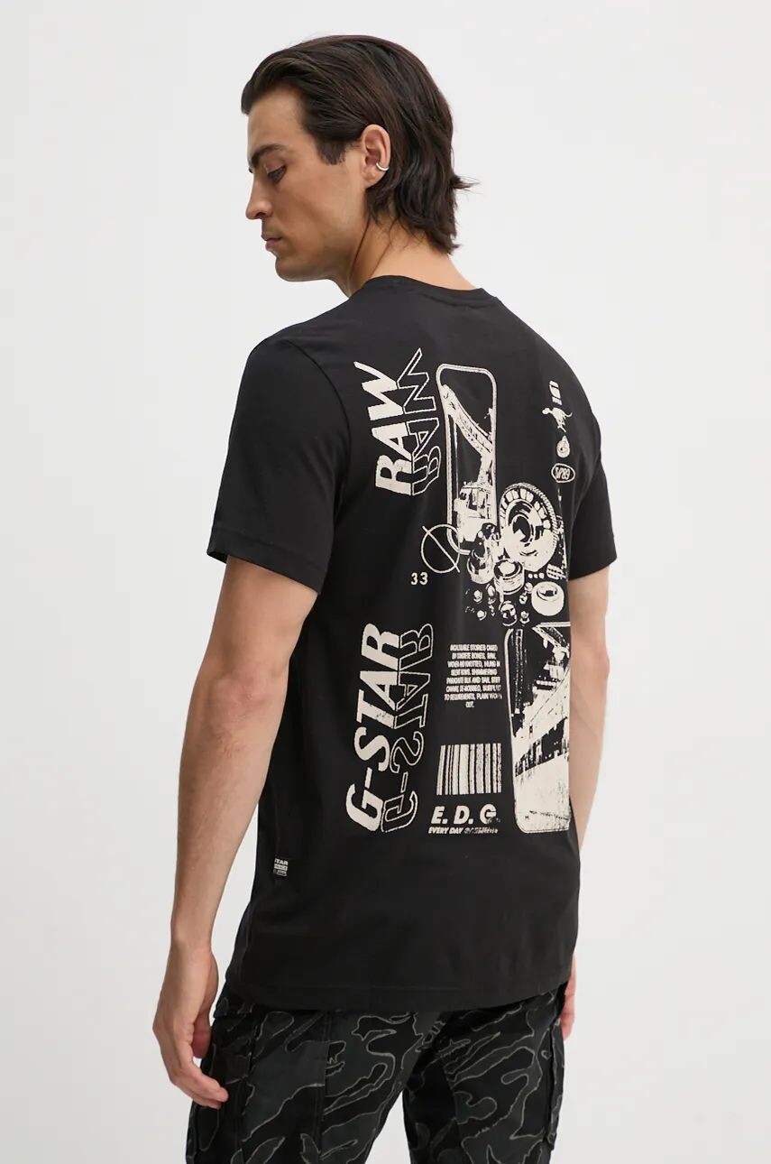 

Футболка G-Star из необработанного хлопка G-Star Raw, черный