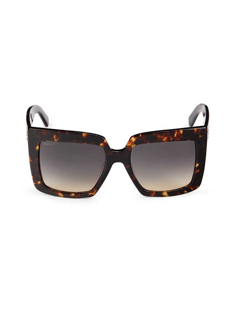 Квадратные солнцезащитные очки 54 мм Bally, цвет Brown Beige