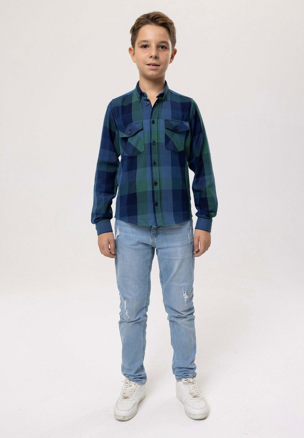 

Рубашка By Diess Collection, цвет green navy
