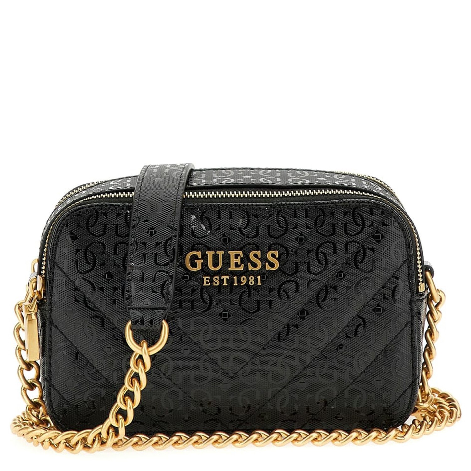 

Сумка через плечо Guess Jania Crossbody Umhängetasche 20 см, черный