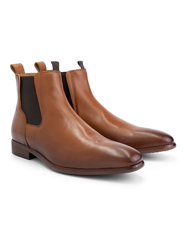 

Ботинки челси DENBROECK Leder Chelsea Stone St, кэмел