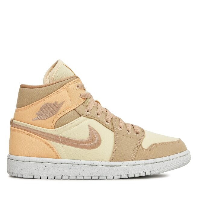 

Кроссовки Nike Air Jordan 1 Mid Se DV0427 102 Muslin/Desert/Celestial/Gold, бежевый