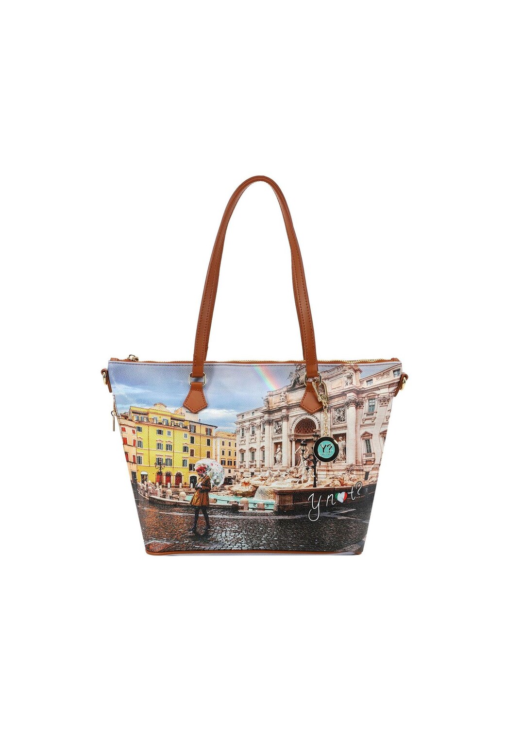 

Сумка-шоппер Yesbag 41 см Y Not, цвет Rainbow Rome