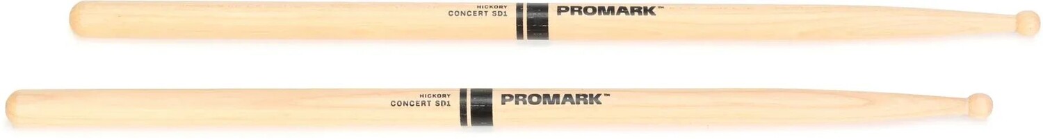 

Барабанные палочки Promark Hickory SD1 с деревянным наконечником