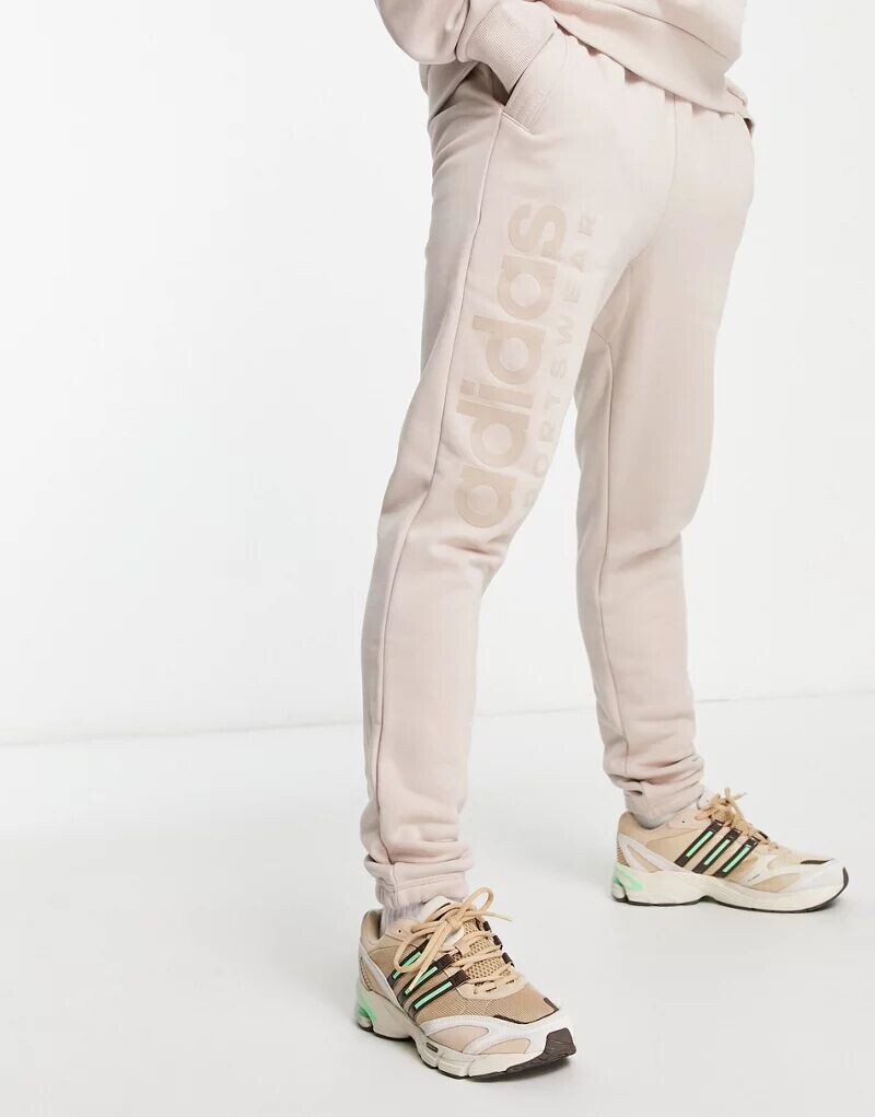 

Коричневые джоггеры для отдыха adidas Sportswear adidas performance